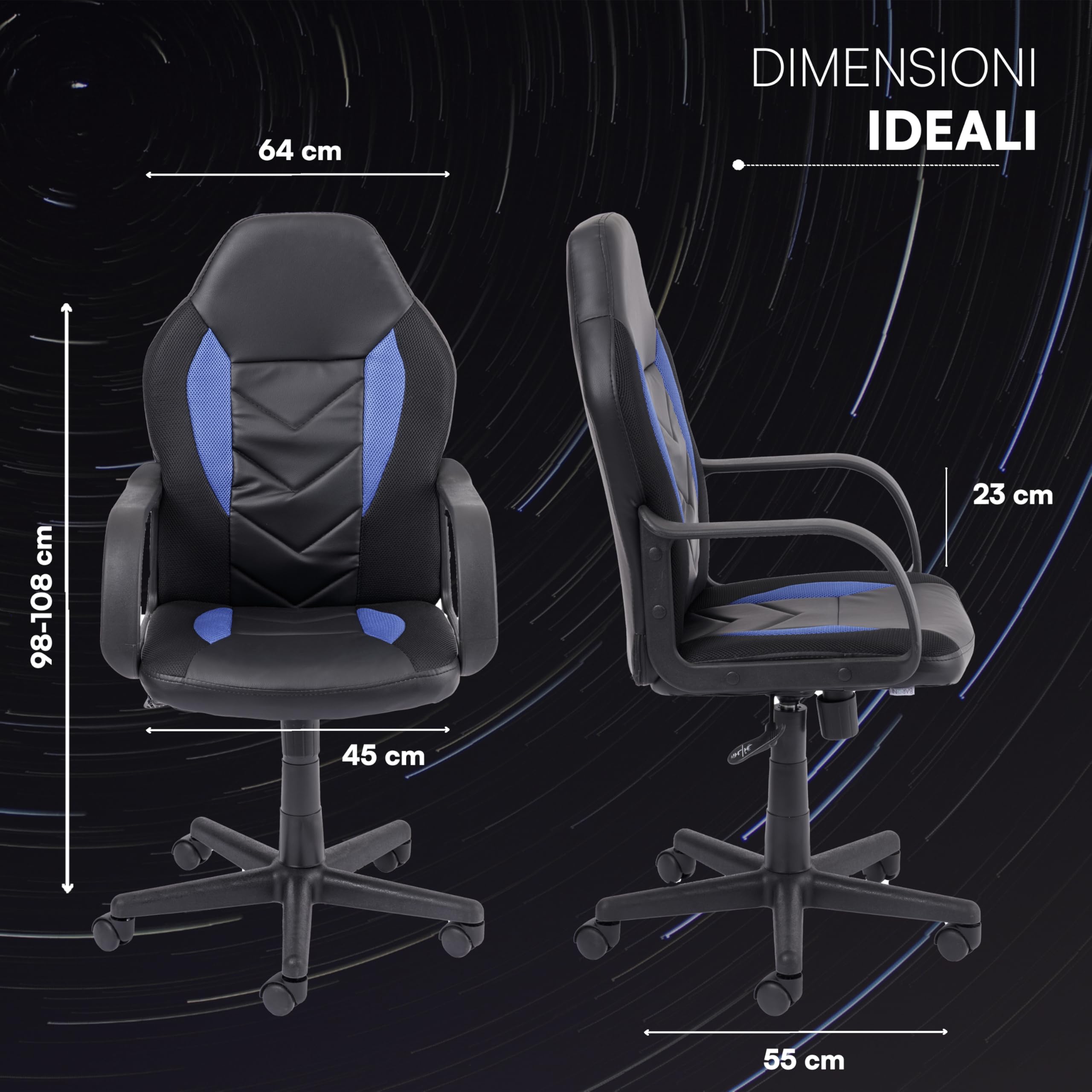 Chaise Gaming Avec Massage Lombaire Réglable & Design Rennsport Confort Ergonomique Pour Bureau Et Jeu Chaise Gaming Avec Massage Lombaire Réglable & Design Rennsport Confort Ergonomique Pour Bureau Et Jeu