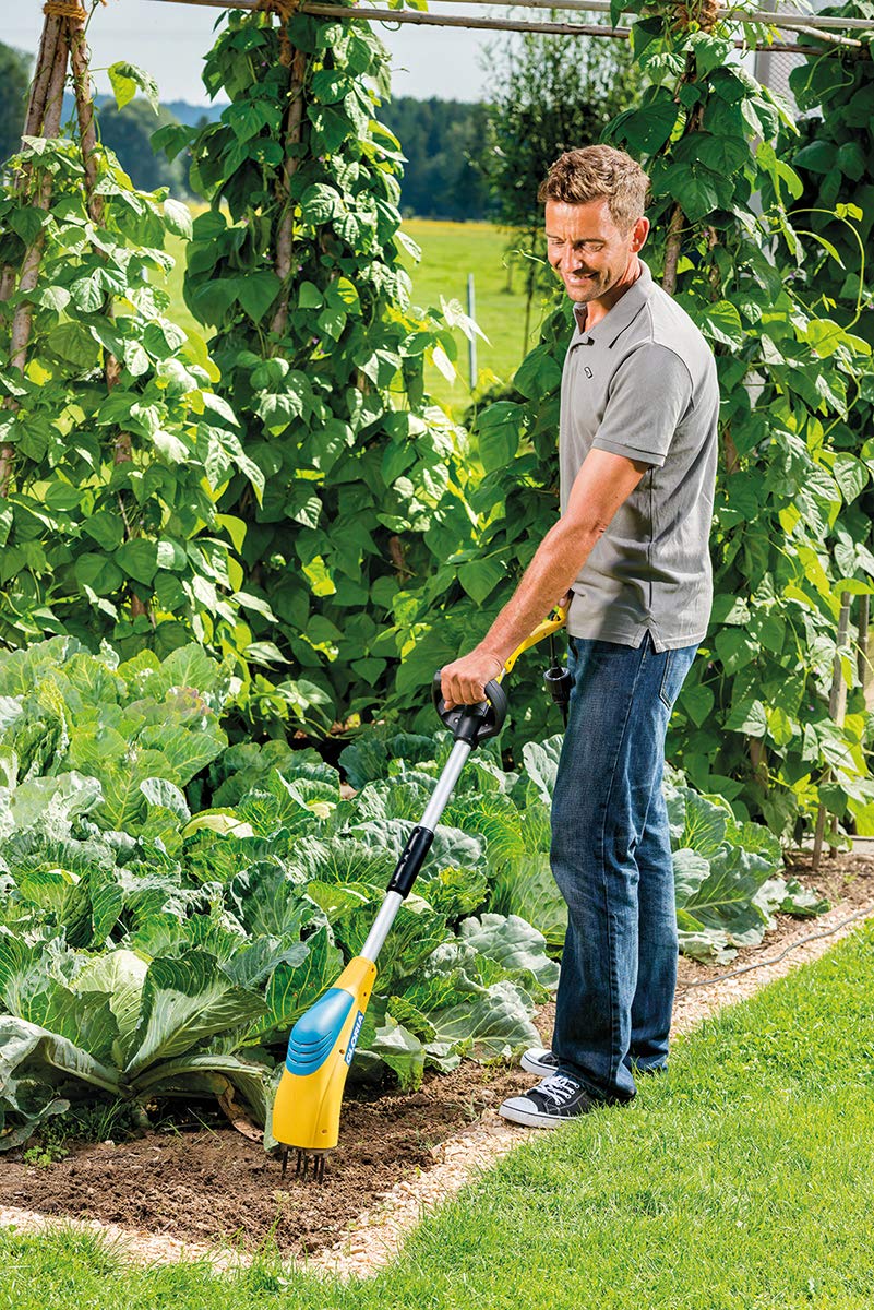 GLORIA Motobineuse Électrique 4-en-1 Gardenboy Plus 400 W 8 cm Outil de Jardinage