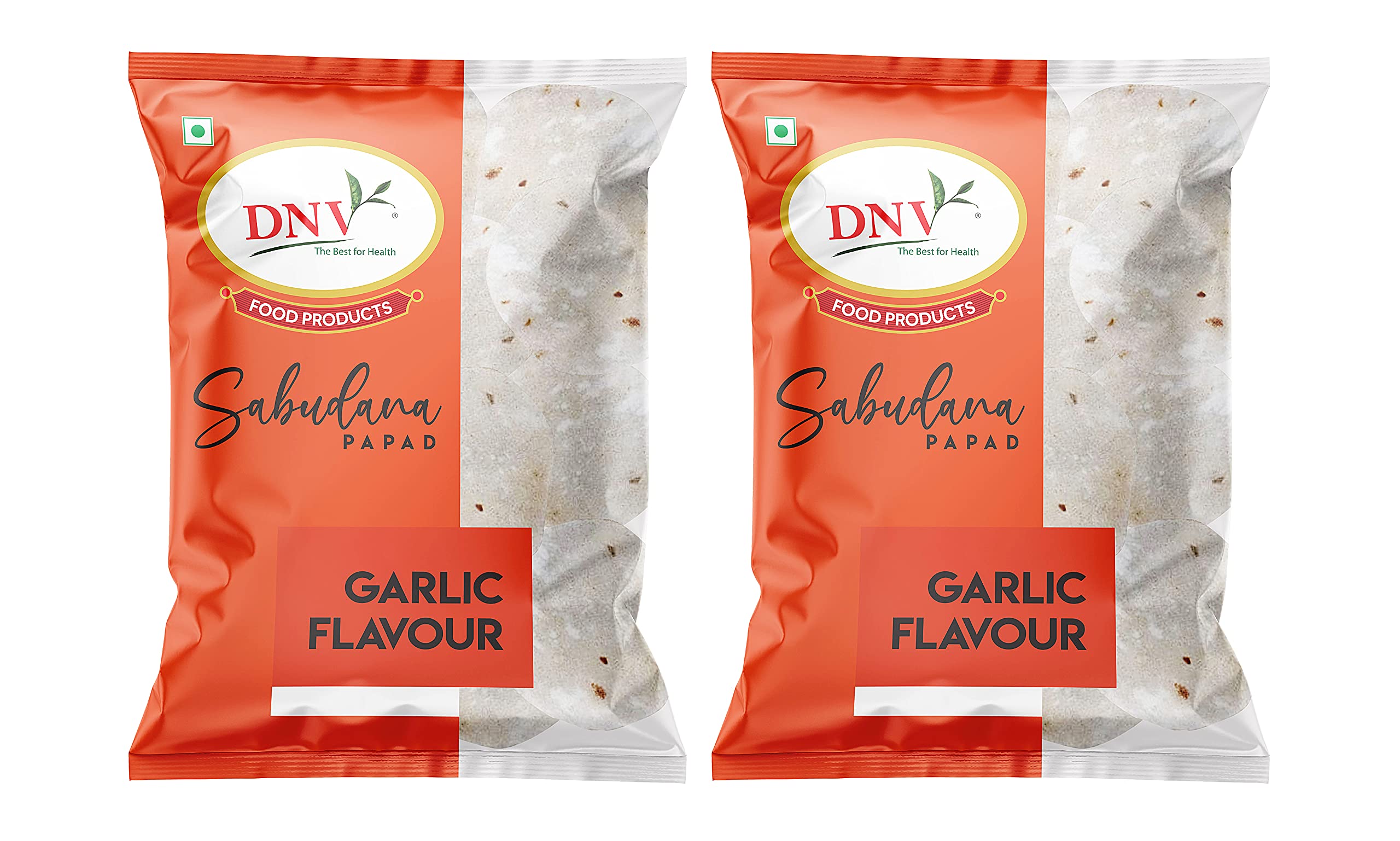 DNV Natural Garlic Flavour Sabudana Papad 140gm, Lehsun Papad, Gluten Free, Fasting Friendly, Tapioca Papad, Sago Papad Pack of 2 - 140gm (70g x 2) (B097R5S4TR) Amazon Price History, Amazon Price Tracker