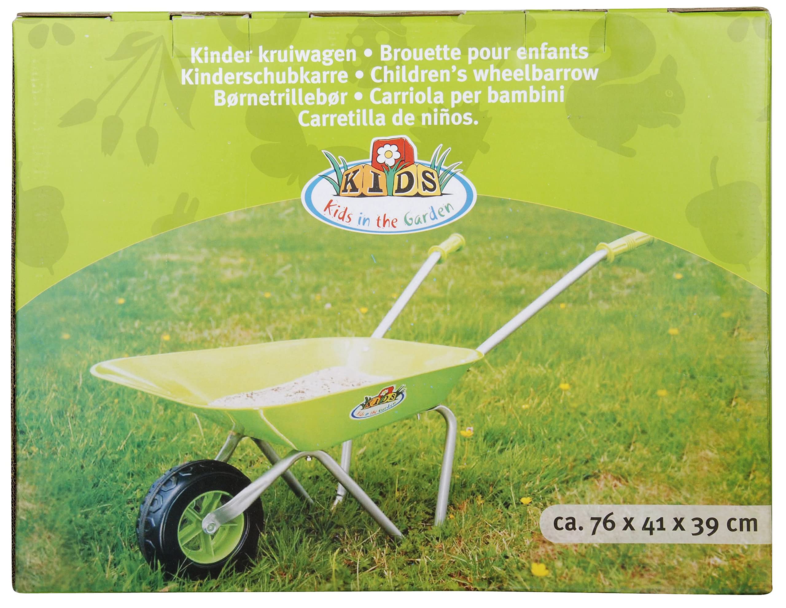 Kids in the garden, Brouette enfant verte , 6,5 L