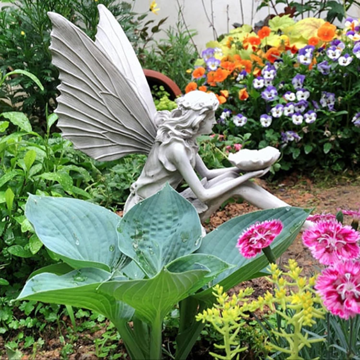 新品】エンジェル 噴水 天使 ガーデニング 雑貨 庭 置物 【公式通販】