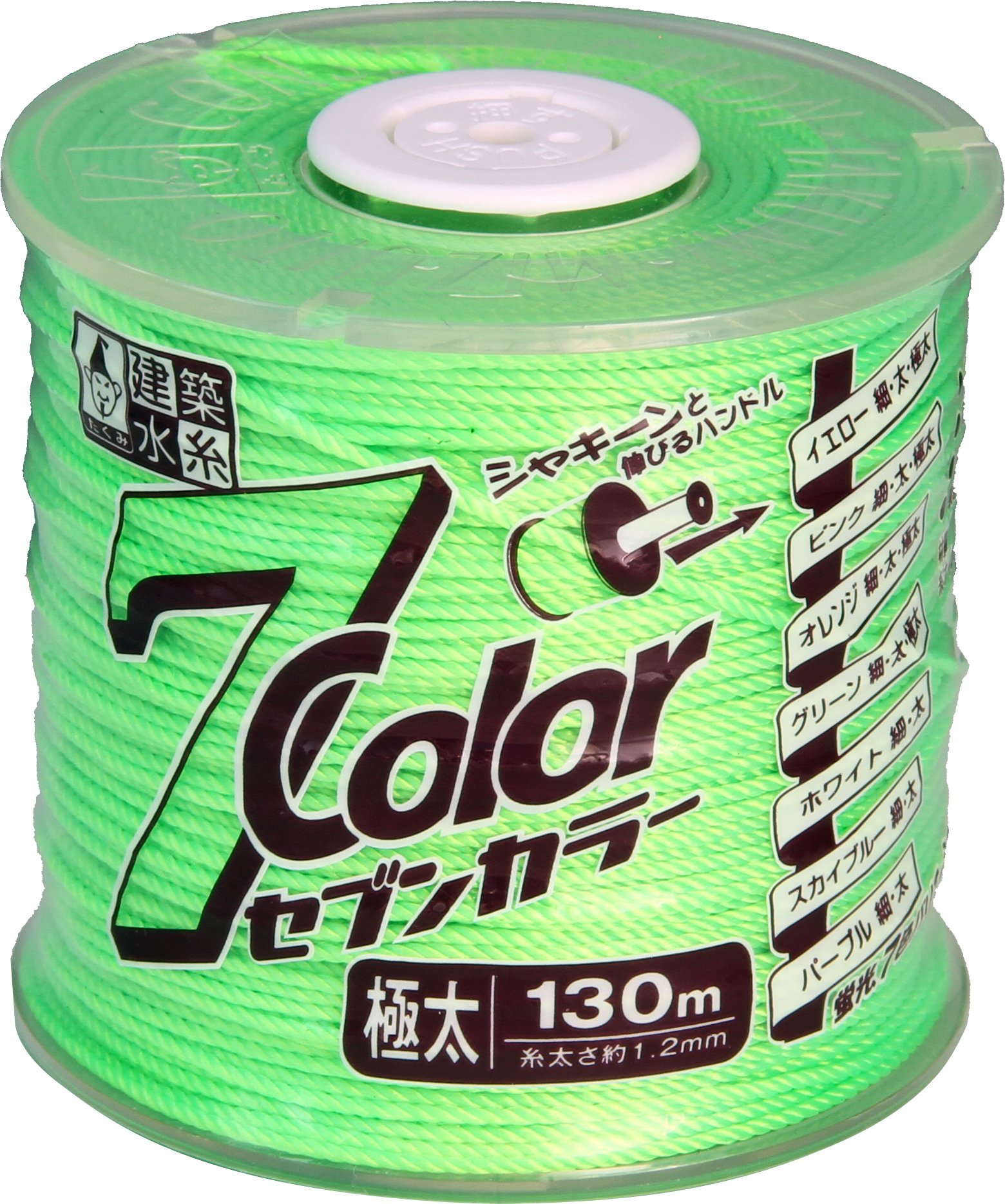 Amazon | たくみ セブンカラー水糸 グリーン 極太 4811 130m