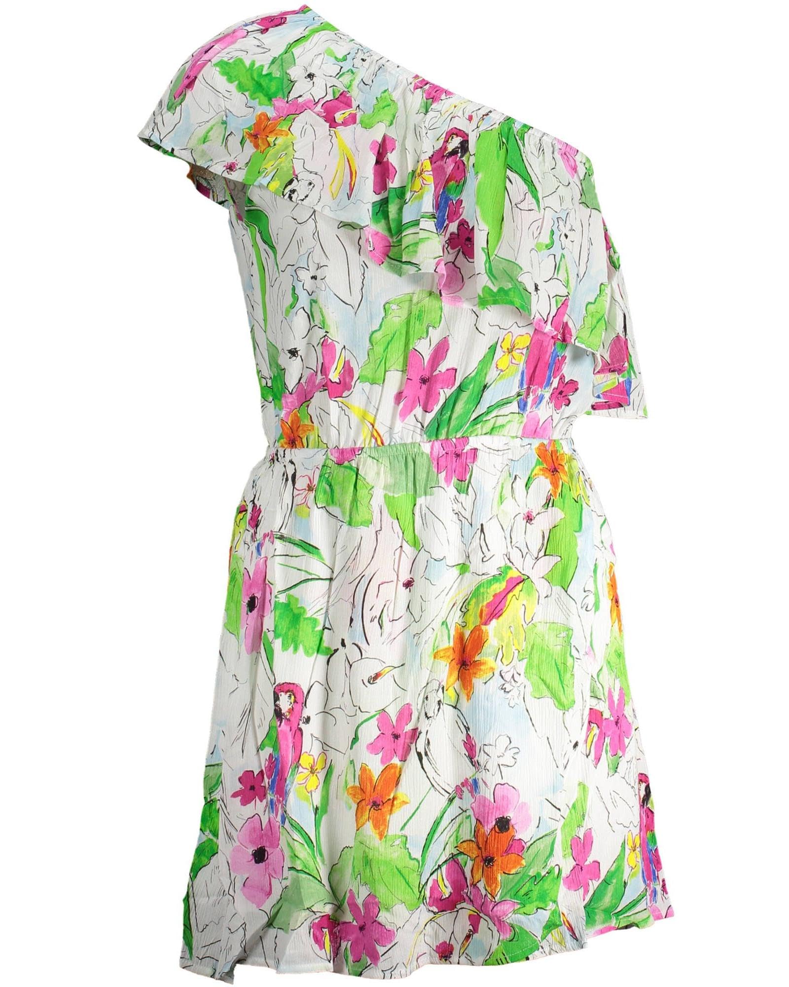 Desigual Vest_Monaco 1000 Vestido, Blanco, XL Mujeres