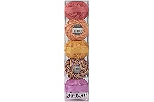 Handy Hands Lizbeth Thread Size 20, Summer Assortment 5/Pkg
