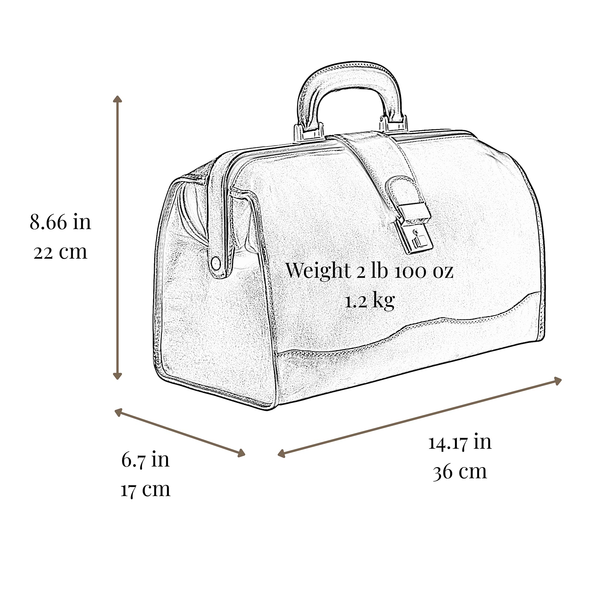 Time Resistance Borsa da medico in pelle, stile vintage, borsa in pelle per uomini e donne