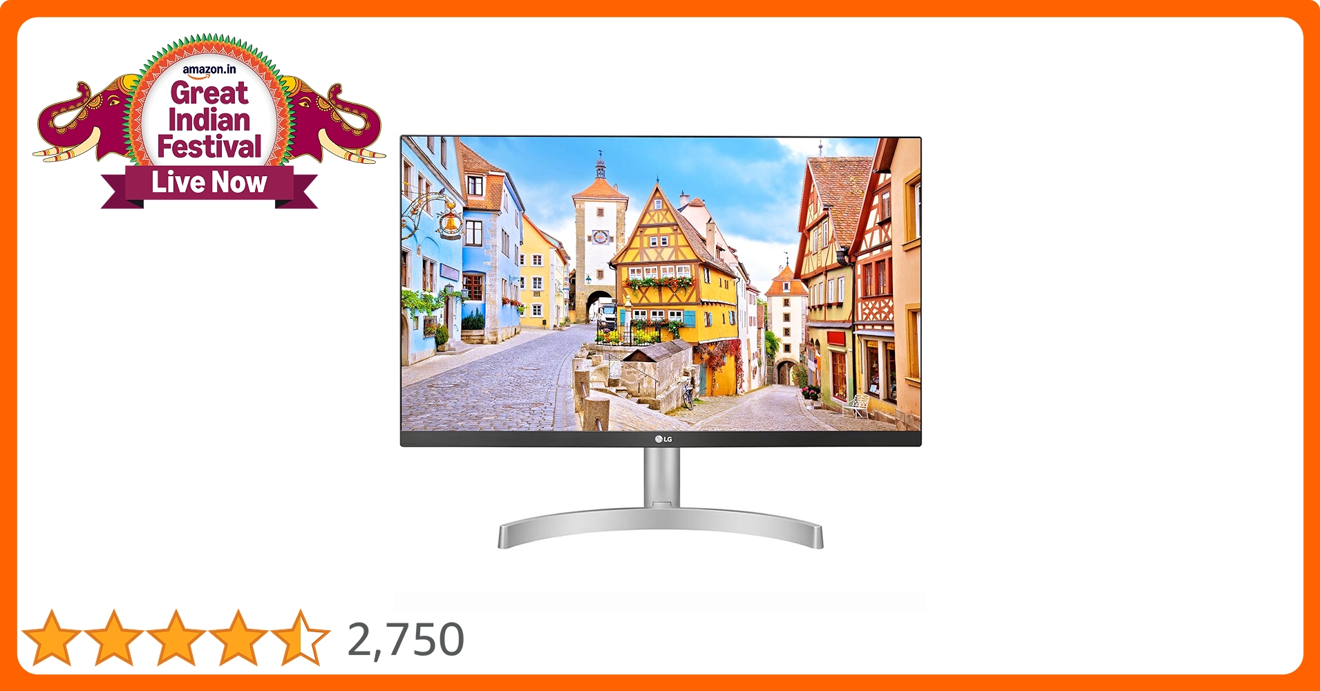 LG Electronics 60 cm/24 inches Full HD IPS 1920 x 1080