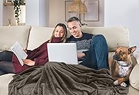 Vista 131 de Utopia Bedding - Manta de vellón de lujo, mullida, antiestática; manta de suave microfibra de 8.8 oz/yd² (300 g/m²) para cama; tamaño individual