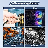 Vista 6 de Funda de cable trenzada, funda de cable trenzada expandible de PET, gestión de cables de malla flexible para audio, video y otros dispositivos