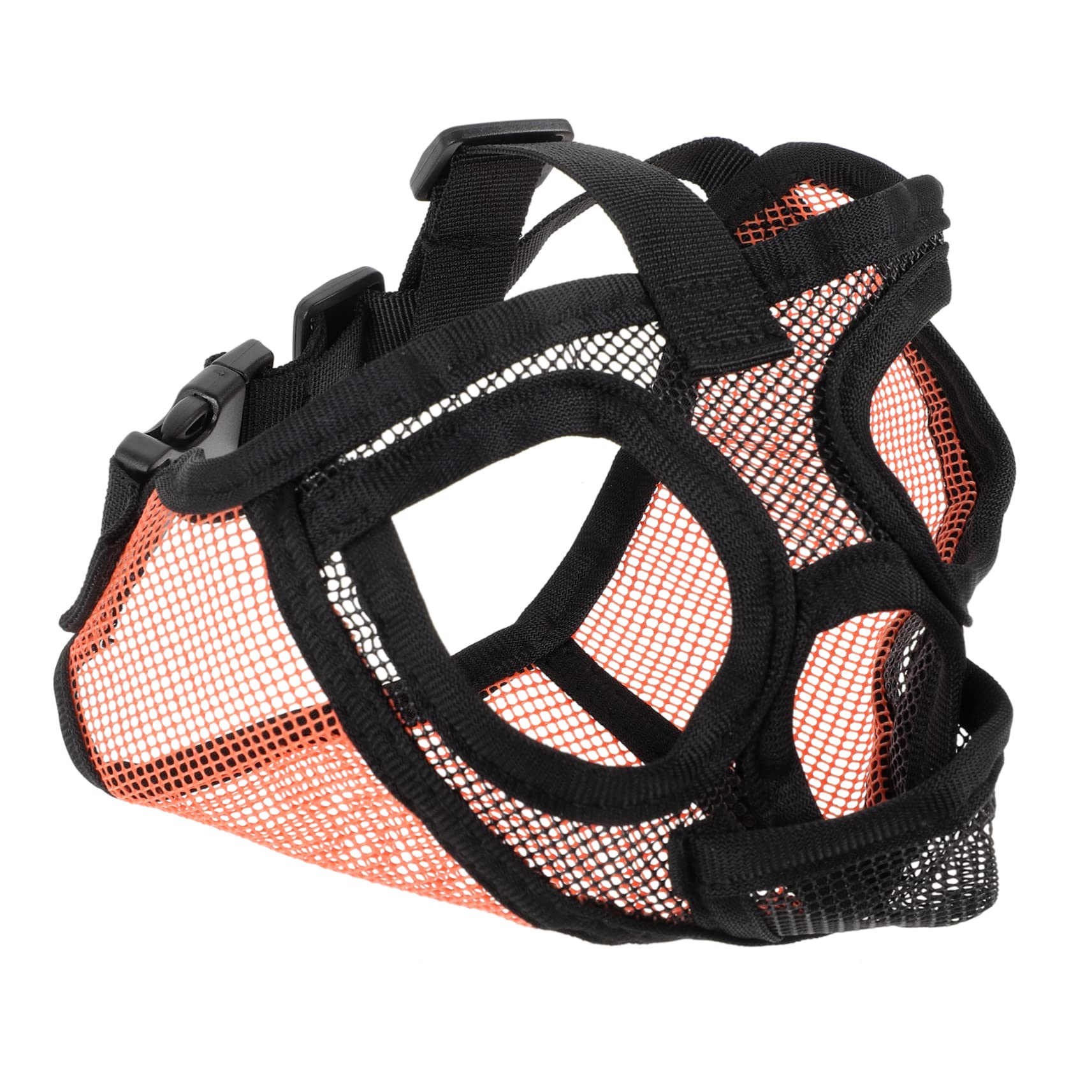 BESPORTBLE 4pièces Muselière Respirante Maille pour Chiens à Museau Court Conçue pour Aboiements Et Morsures Ajustable Et Confortable