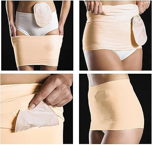 Miniatura 2 de Fundas para bolsas de ostomía  Cinturón de ostomía  Prenda de apoyo para el estoma  Bolsillo interior para guardar la bolsa de ostomía  Luz de