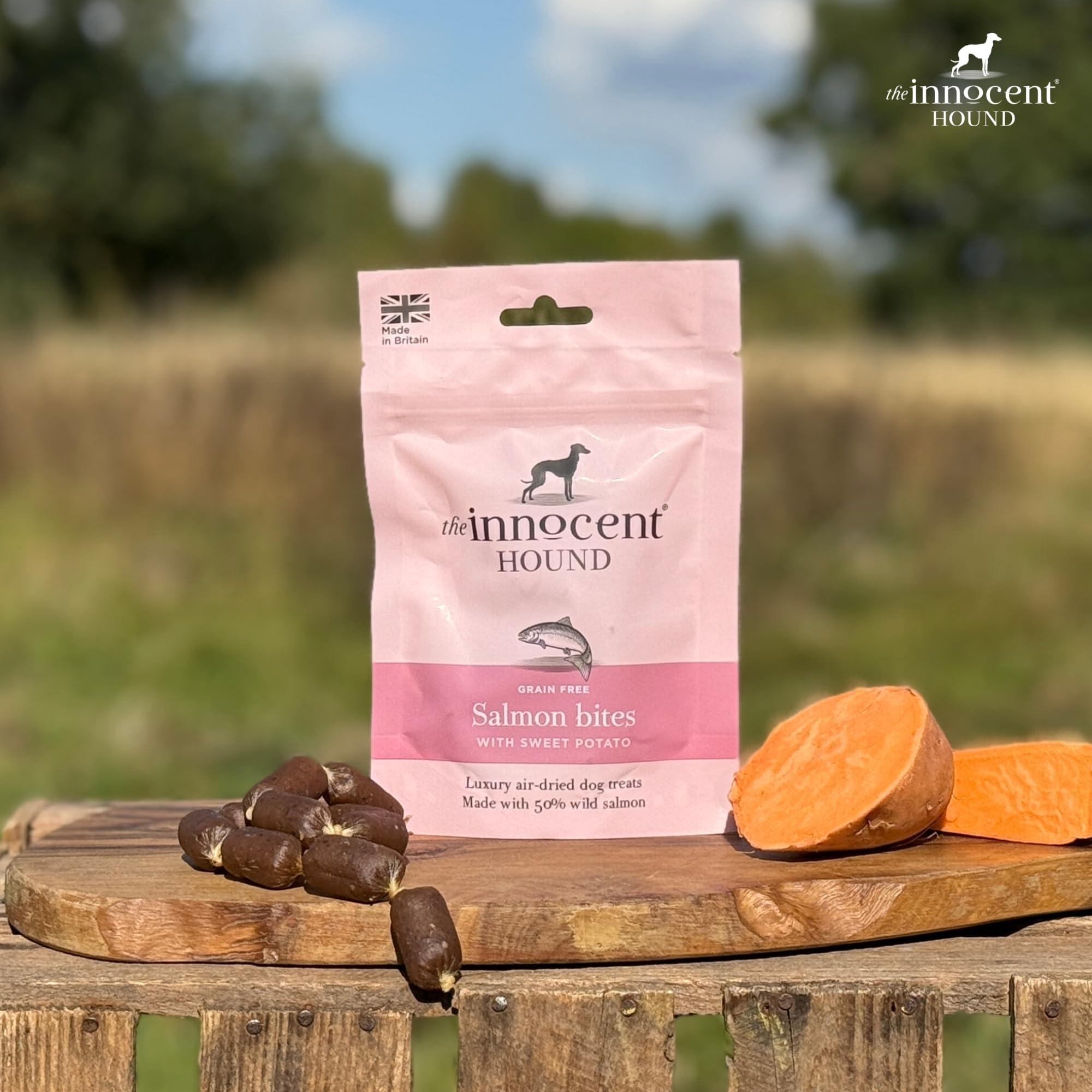 The Innocent Hound - Snacks para perros (Talla Única) (Salmón/Batata)
