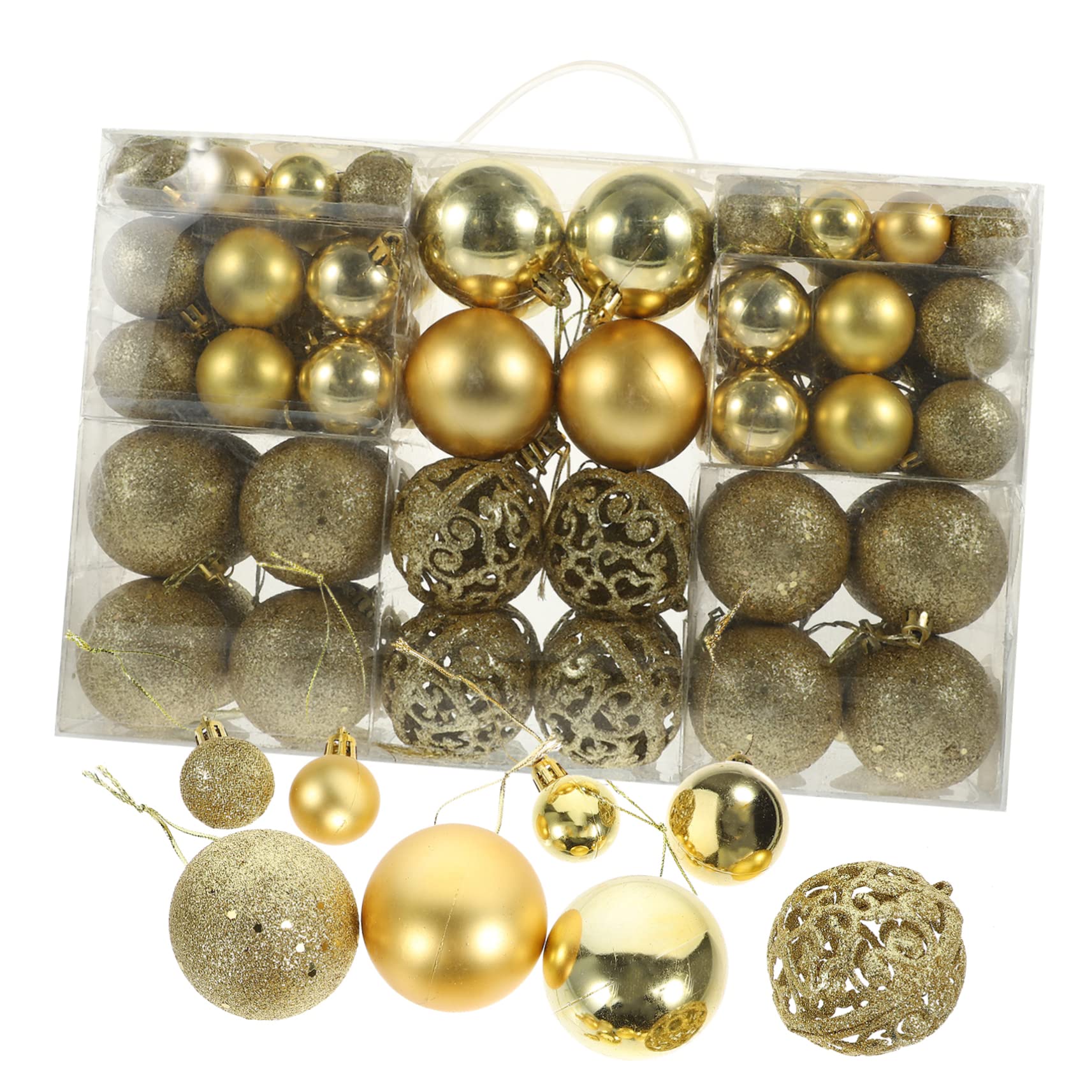 Décorations de Noël dorées pour un réveillon chic : lot de 100 pièces assorties