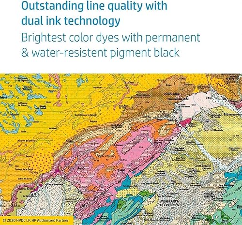 Miniatura 6 de HP Paquete de 3 cartuchos de tinta negra 711 de 2.7 fl oz para impresora electrónica T120, T520 DesignJet