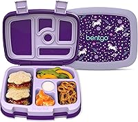 Vista 1 de Bentgo Kids Prints - Lonchera para niños, a prueba de derrames, con 5 compartimentos, estilo bento, tamaño de porciones ideales para edades de 3 a 7