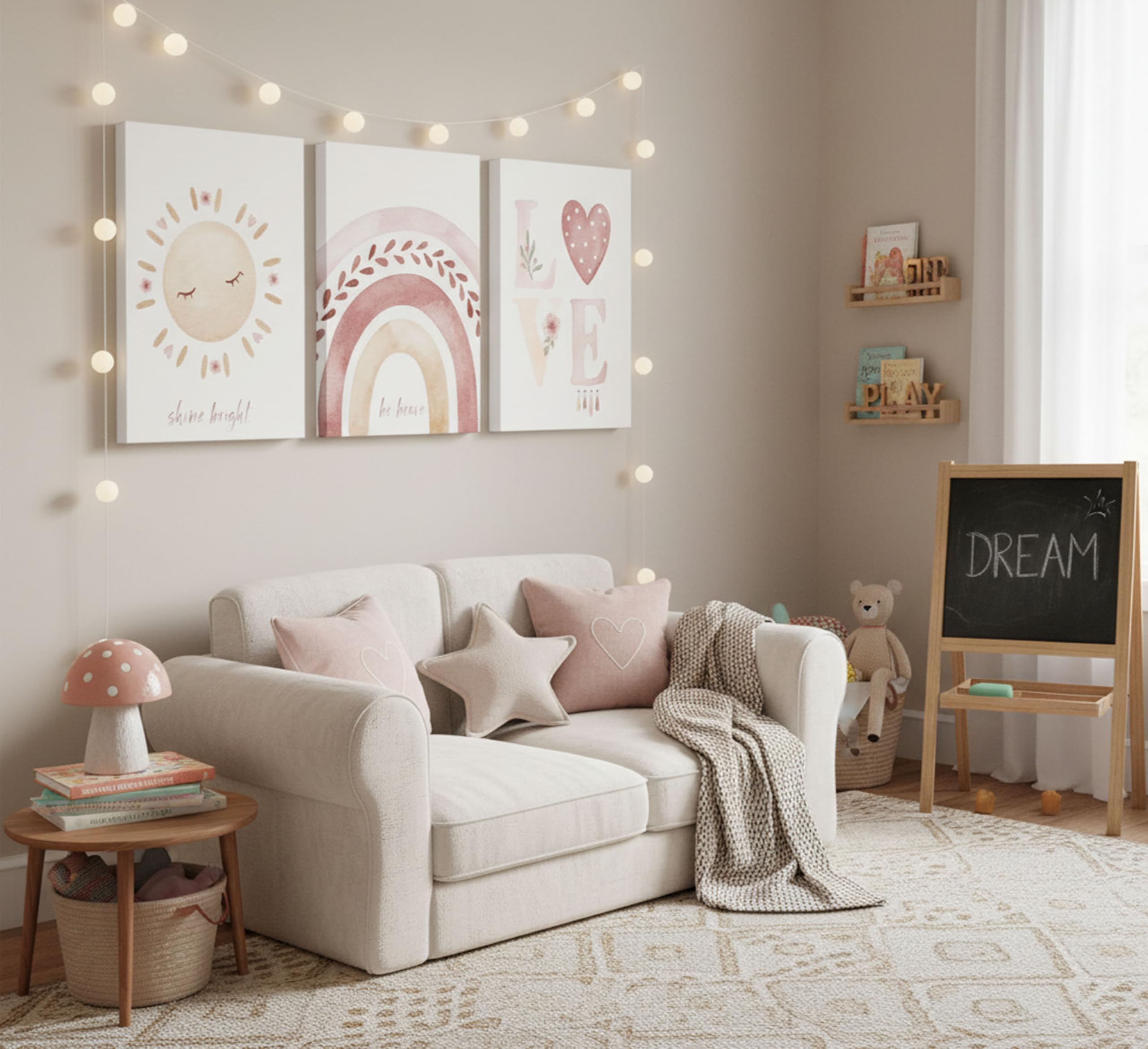 How Cool Is It The Same God - Stampa Su Tela Con Cornice 28x38 Cm - Decorazione Cristiana Per Cameretta Bambini
