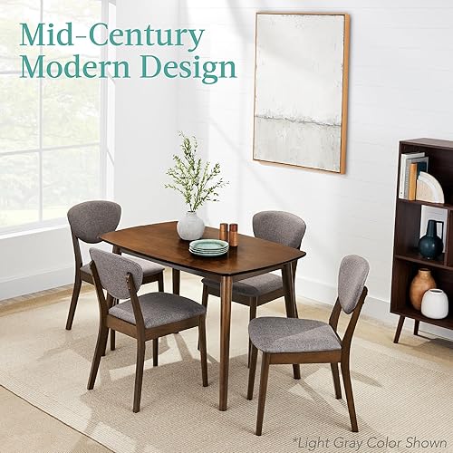 Miniatura 2 de Best Choice Products Juego de comedor de 5 piezas, mesa y juego de sillas compacto moderno de mediados de siglo para el hogar, apartamento con 4