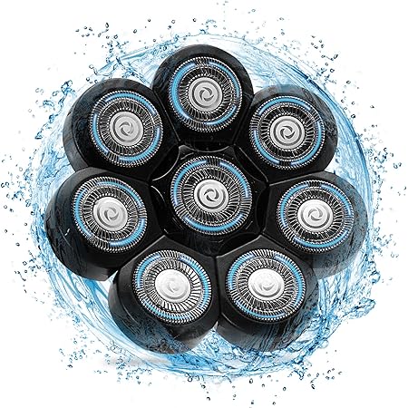 Amazon.com: Roziaplus 7D Electric Shavers Replacement Heads Bald ...