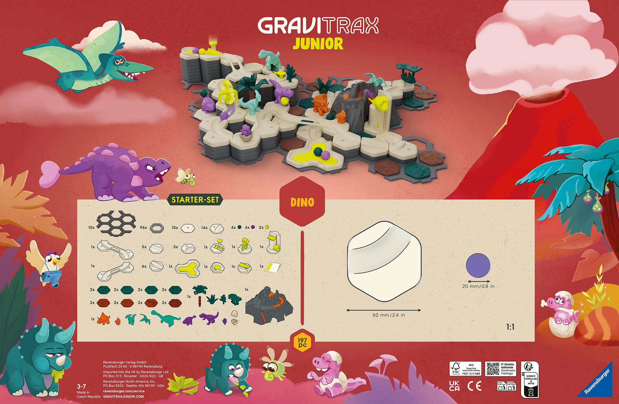 Ravensburger GraviTrax Junior Zestaw Startowy Dino XXL