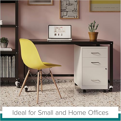 Miniatura 10 de 21647 Negro RTA 48" de ancho Escritorio de metal móvil estación de trabajo colección de oficina en casa