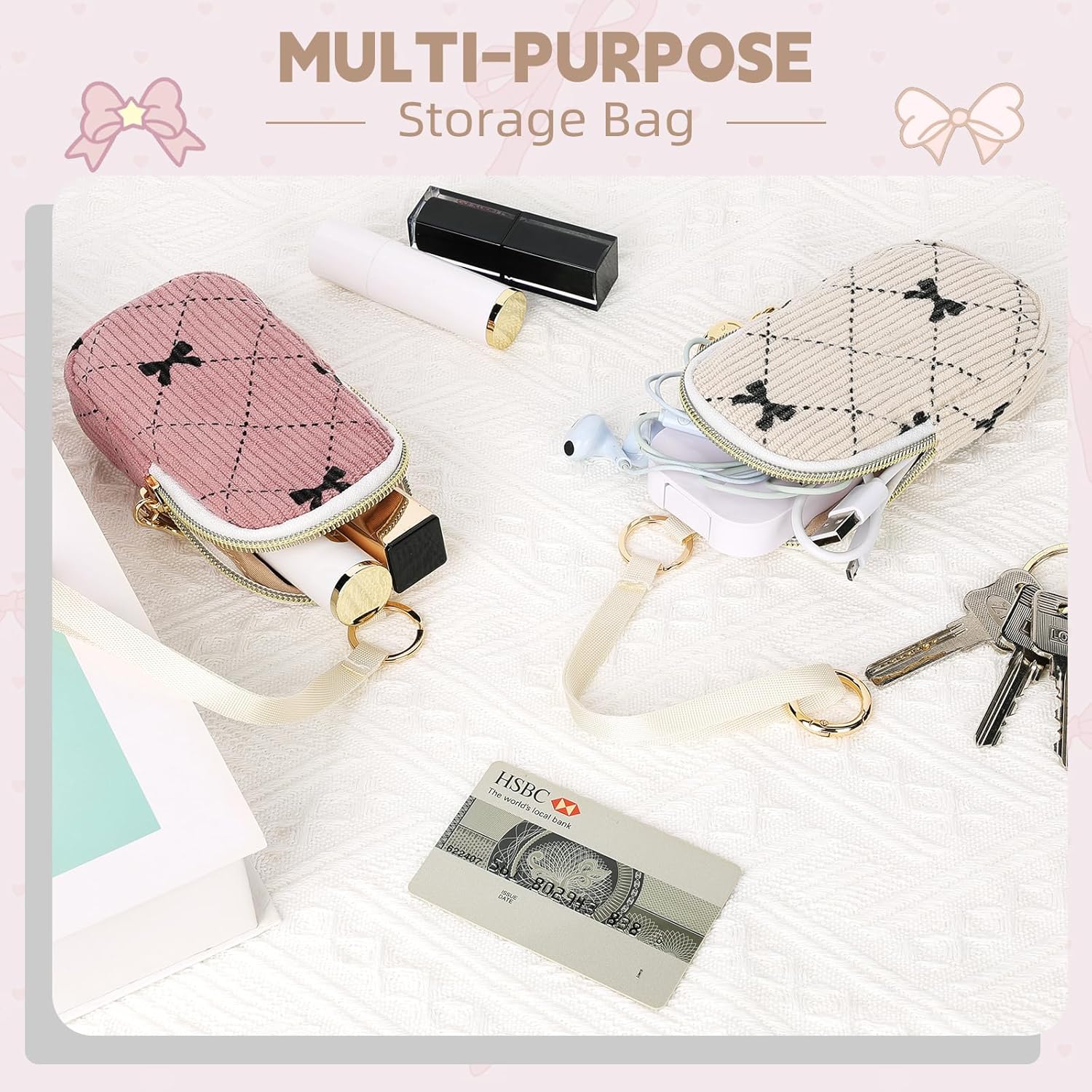 Hand Sanitizer Spray Case Compatible with T0uch-land, Hand Sanitizer Bag Zippered Pouch for Glow Mist and Power Mist - Image 4