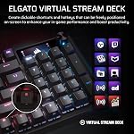CORSAIR VANGUARD 96 Wired Mechanical RGB Gaming Keyboard – QWERTY US, 96% Layout, MLX Quantum Linear Switches, 8000Hz Hyper-Polling, Virtual Stream Deck, SOCD Flashtap – Black