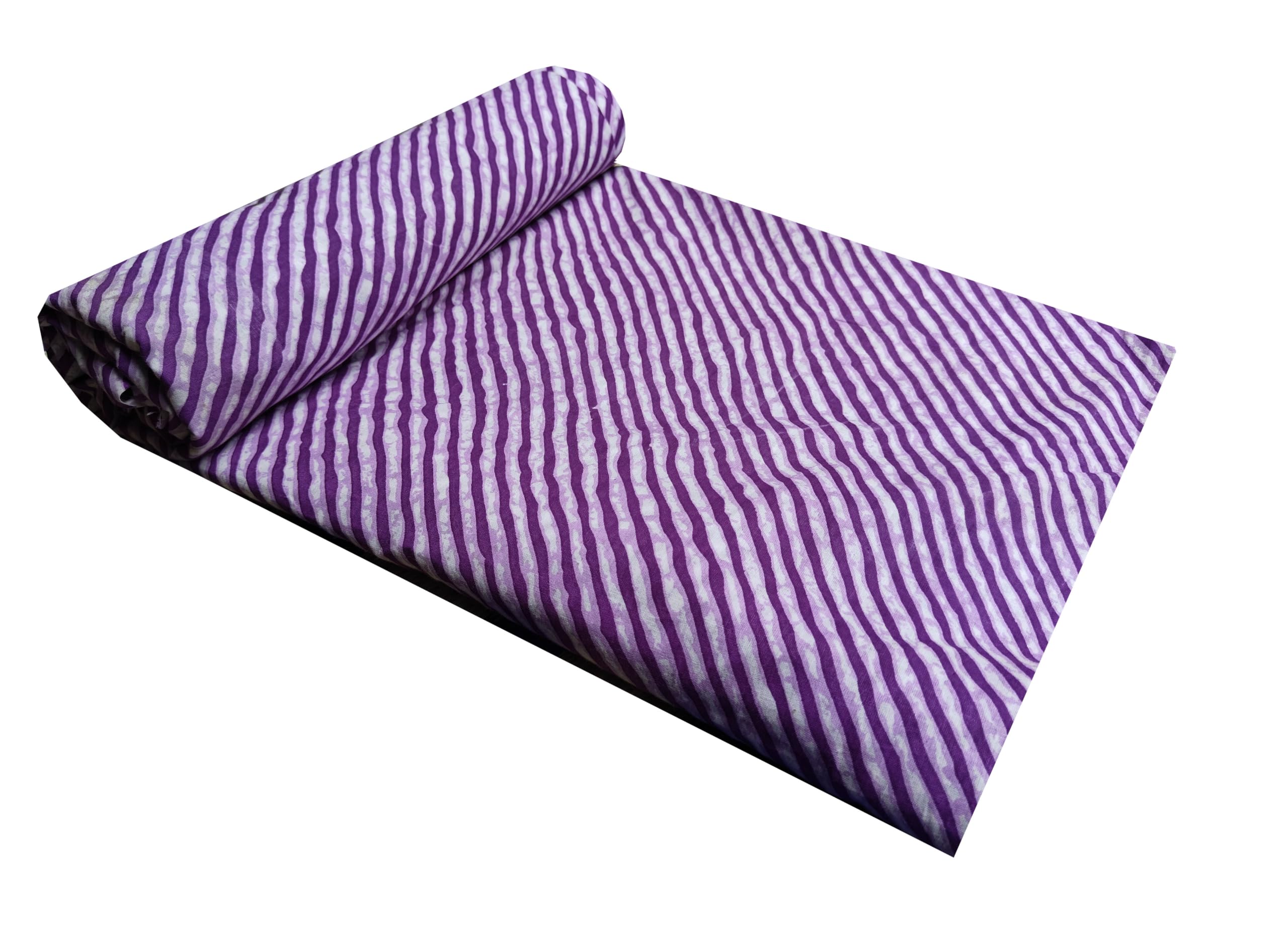 Fashionmart Pure Cotton Unstitched Jaipuri Handmade Digital Printed Fabric Material for Women Kurta/Blouse/Palazzos/Piece Material for Women’s (2.5 Meter)