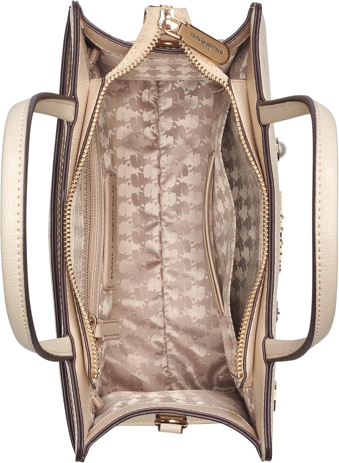 KARL LAGERFELD Paris Maybelle Satchel with Pins