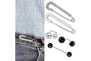 5 Pcs Timeless Pearl Brooches to Adorn Your Festive Garments