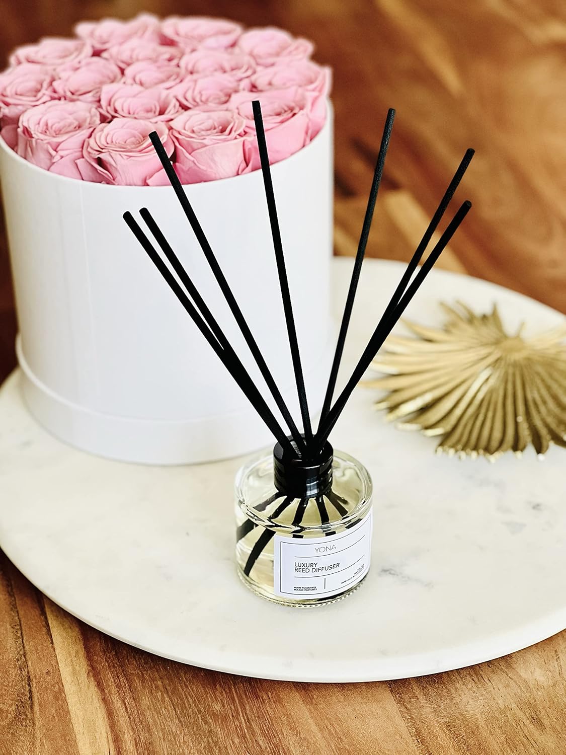 Yona Reed Diffuser - Pure Jasmine (4oz./120mls.) Handmade in Los Angeles, CA.