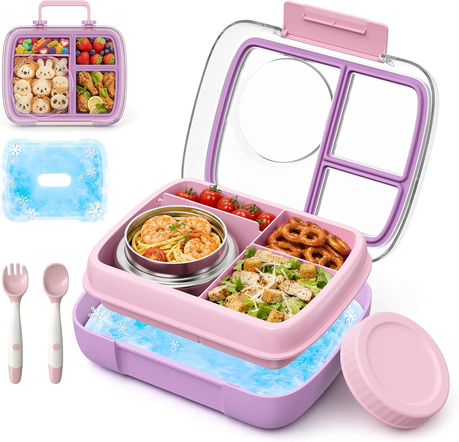 Kids Bento Lunch Box 9oz Insulated