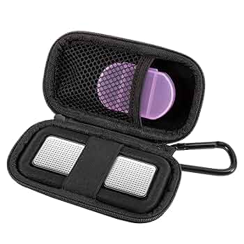 Heart Rate Monitor Case For AliveCor For KardiaMobile 6L / 6L Max 1L Personal EKG Monitor Storage Holder For Cardiac Mobile Portable Heart Rate Monitor Bag Organizer (Pill Box Included) Rose Red