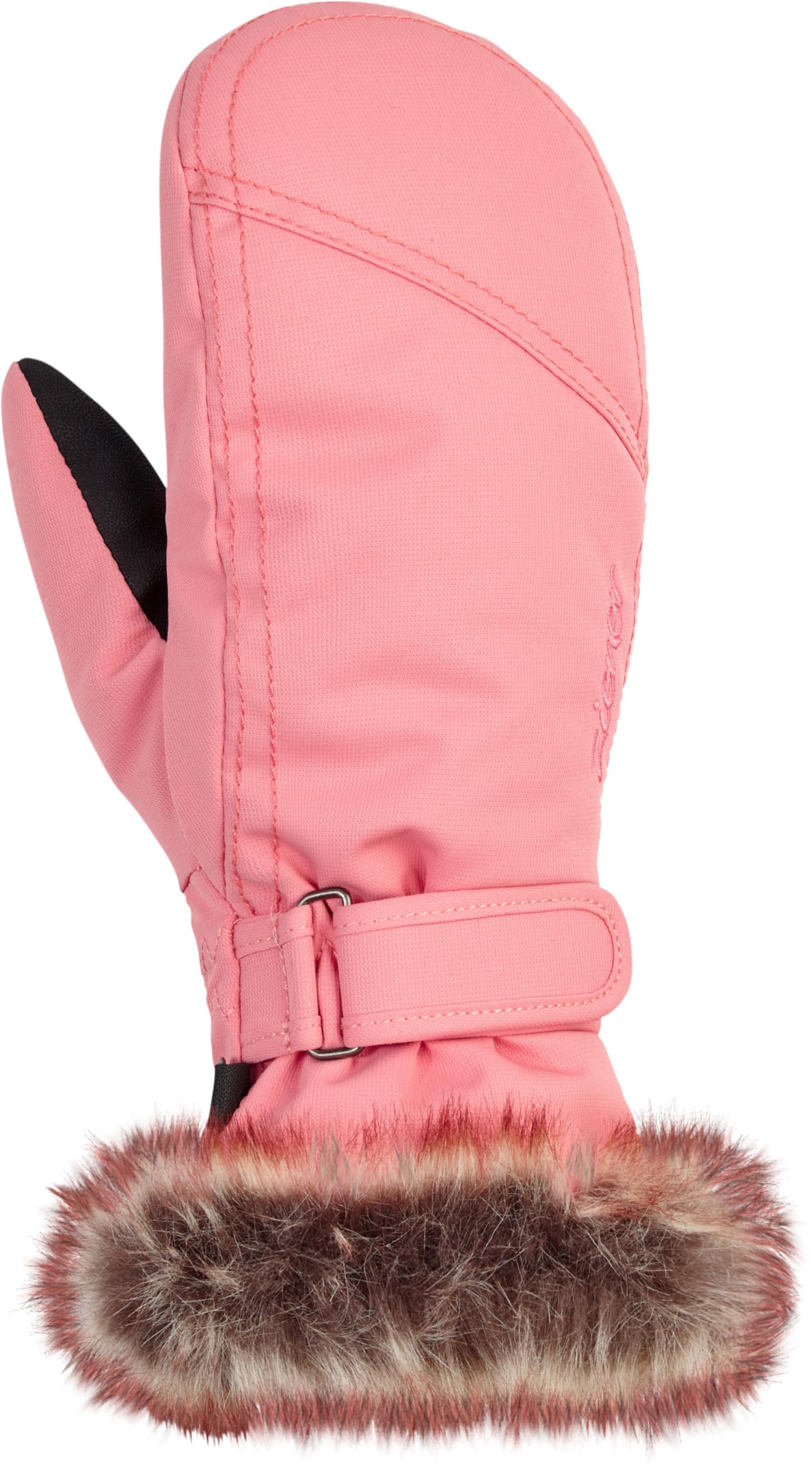 Ziener Moufles de ski à LED pour fille - Chaud et respirant - Rose vanille - 7