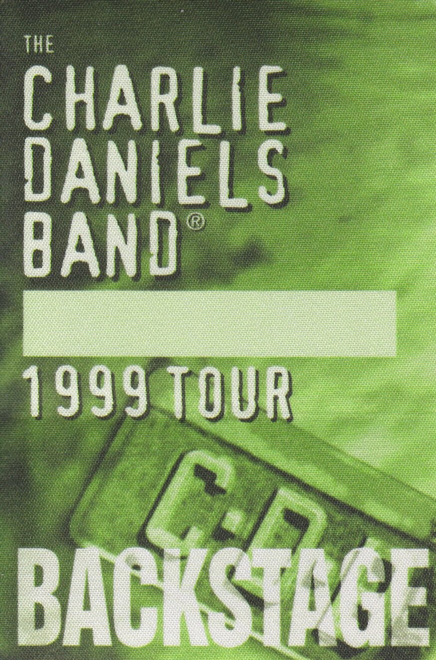 Charlie Daniels Band 1999 Concert Tour Satin Silk Sticky Cloth Backstage Pass At Amazon S Entertainment Collectibles Store