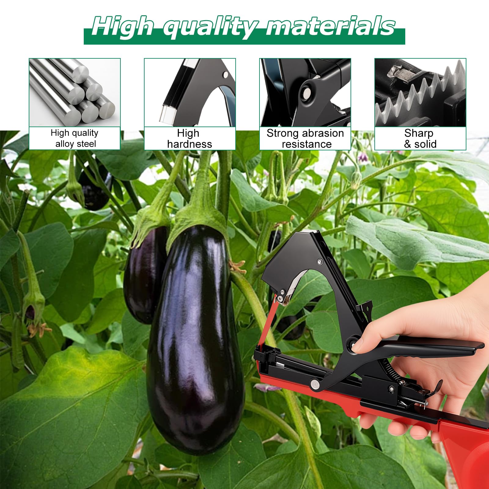Faankiton Plant Tying Machine, Garden Tape Tool Plant Binding Machine, Plant Tying Tool - Image 4