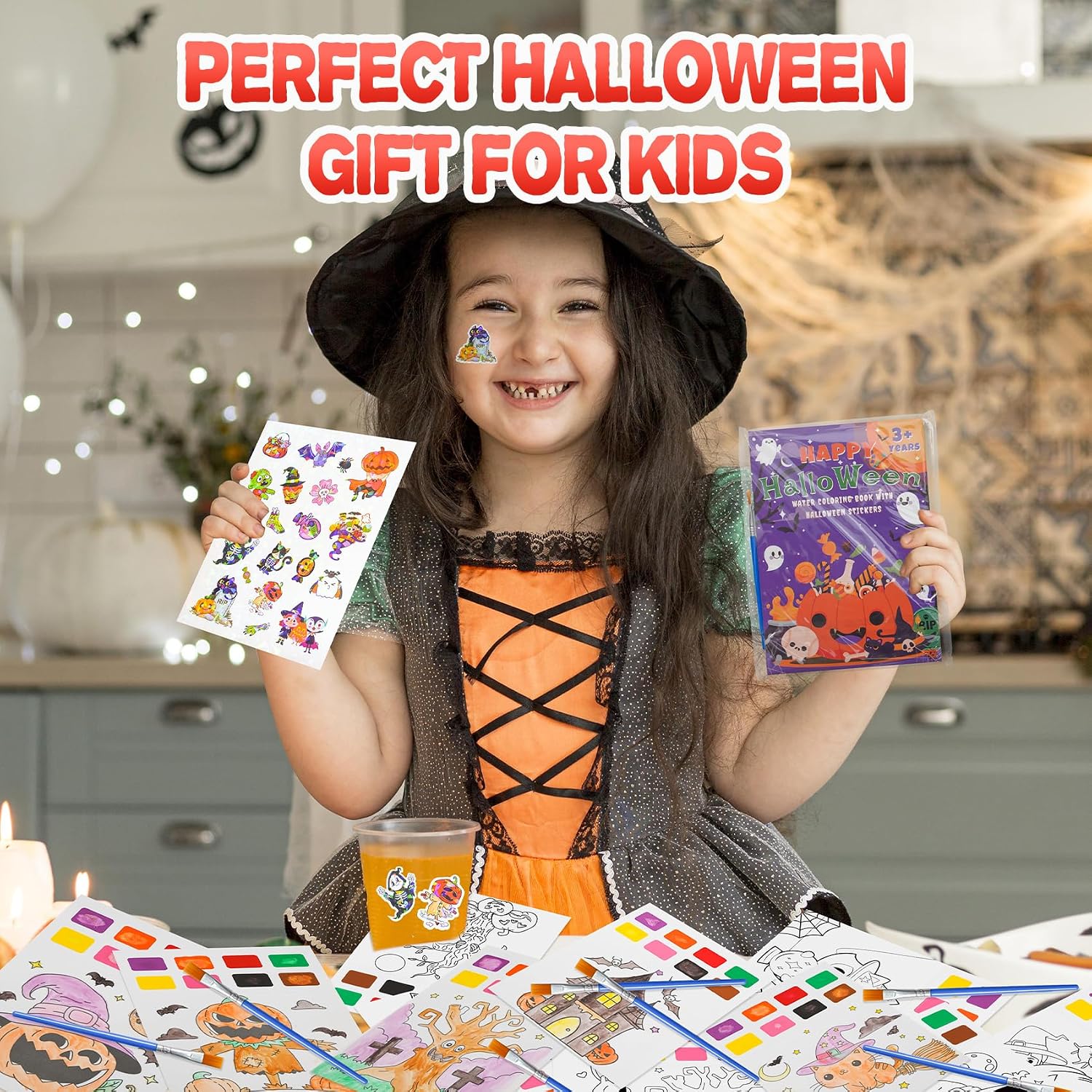 Yeolepor Halloween Crafts Kids Toddlers Paint