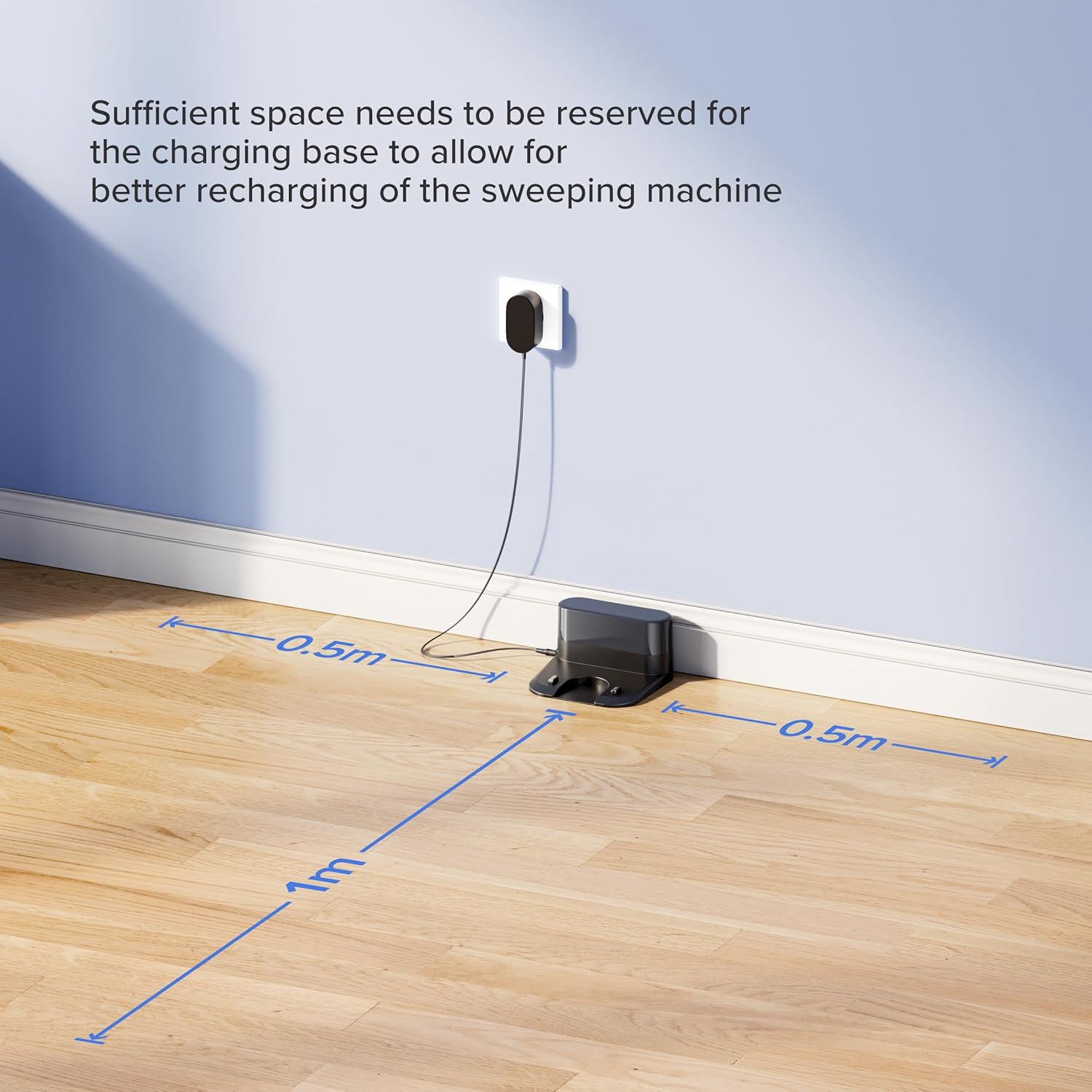 Lubluelu Charging Station placement with required clear space