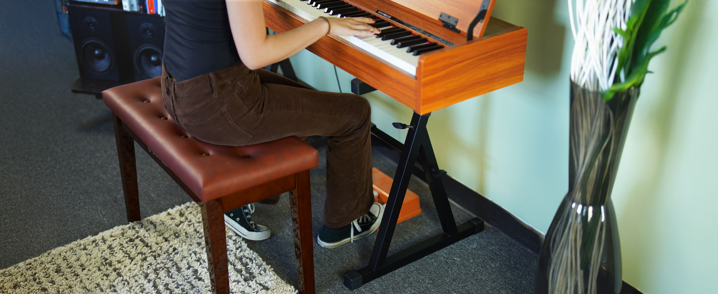 Amazon.com: Rockville Z45W Dual Tier Keyboard Stand, Adjustable
