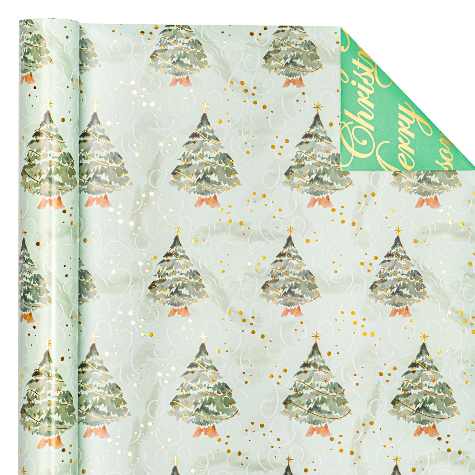 Merry Christmas Wrapping Paper - Green – The Chicks