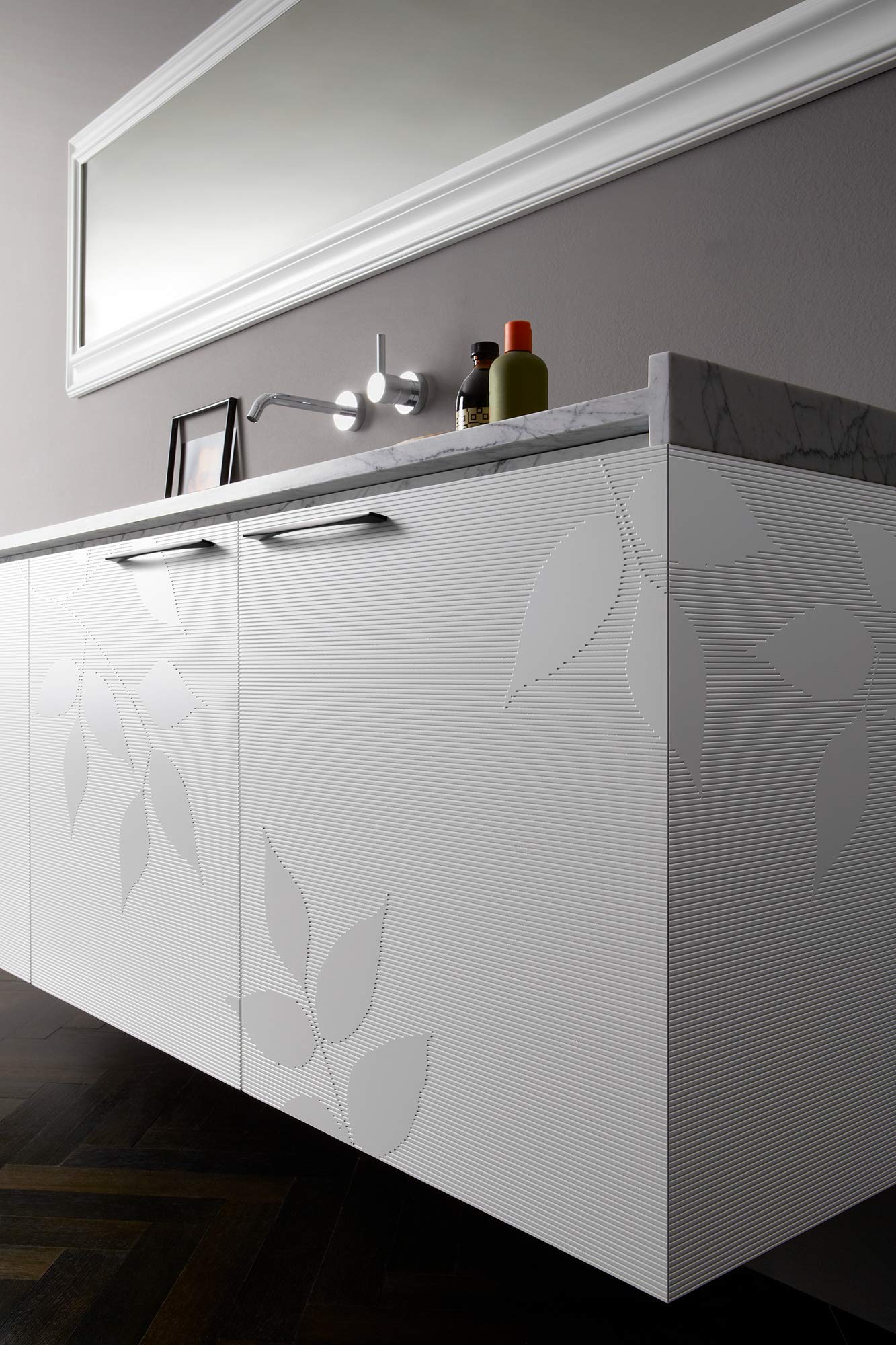 Goo-Ki 6.3'' Modern Cabinet Pull Matte Black Drawer Handle Drawer Pull Cabinet Hardware,6 Pack 074