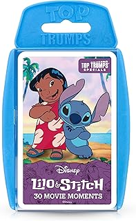 Top Trumps Specials Disney’s Lilo and Stitch 30 Movie Moments Card Game, Play with scenes featuring Lilo, Stitch, Jumba, Pleakley and Scrump, Educational gift for ages 8 plus