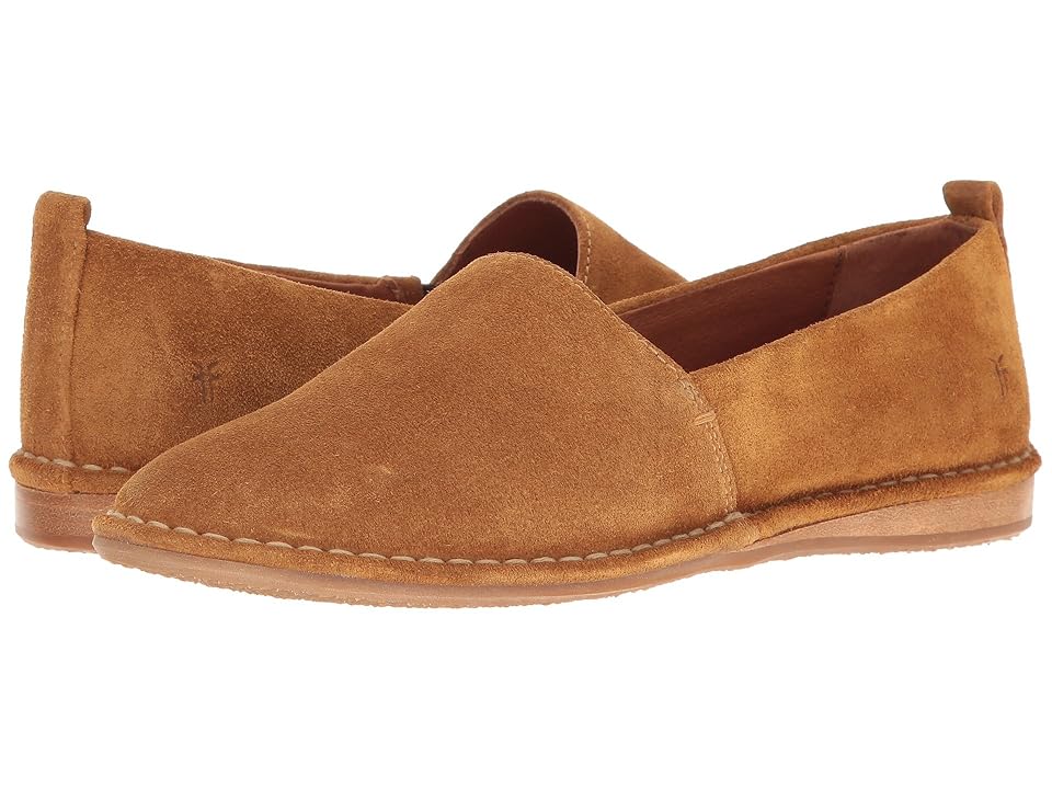 

Frye Helena A Line (Cognac Soft Oiled Suede) Women's Slip on Shoes