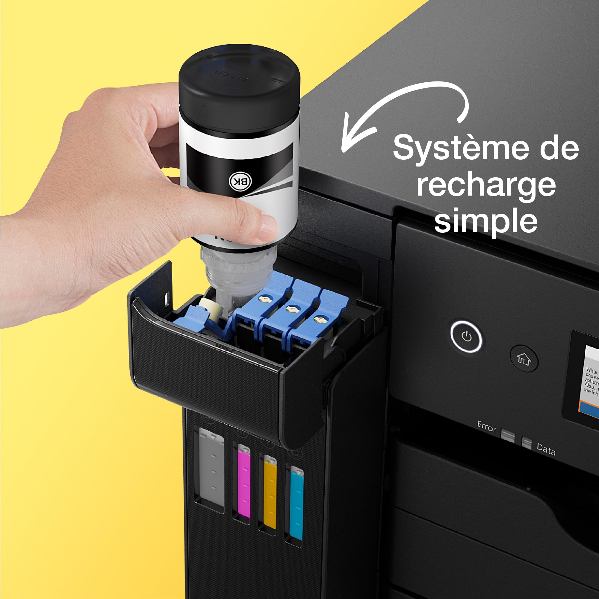 Epson EcoTank ET-16150 Imprimante à Réservoirs D’encre | Petits Bureaux & Entreprises | Wi-Fi | A3+ | Impression Recto Verso Automatique | Écran LCD 6,1cm | Jusqu’à 3 Ans d’encre inclus