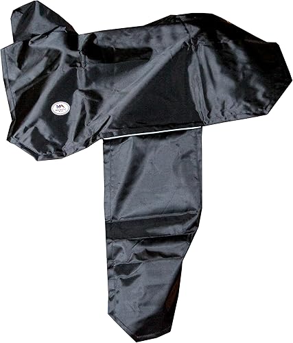 Miniatura 3 de Majestic Ally Funda impermeable reflectante 1000D para sillín occidental, correas elásticas para fijar de forma segura cada esquina y guardabarros,