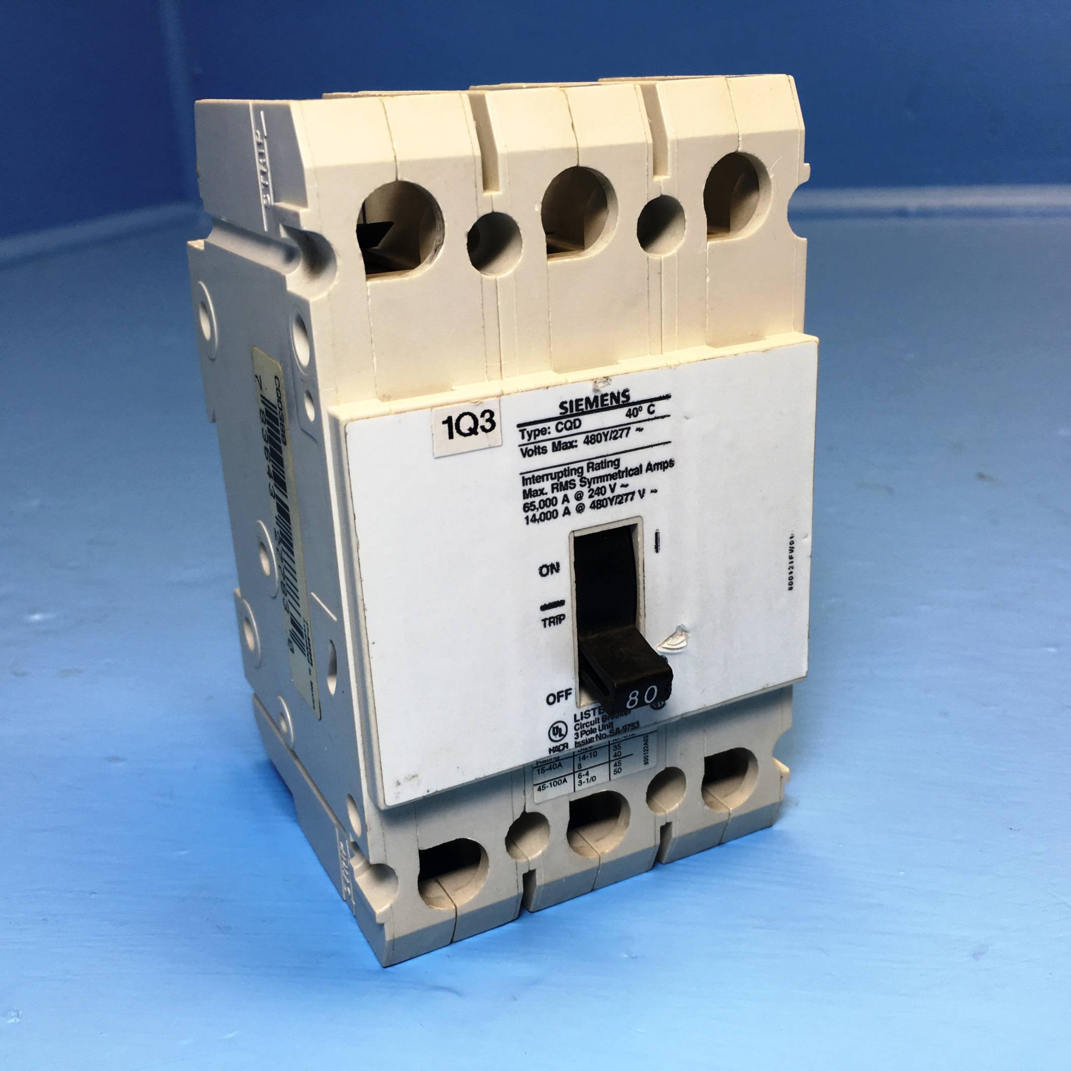 Siemens/ ITE CQD380 (ITE) - RE-Certified