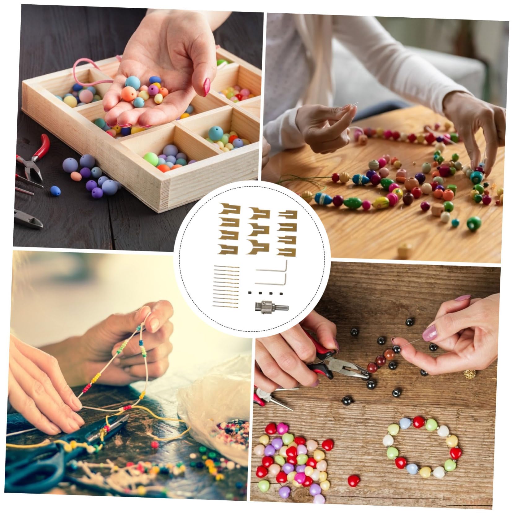 Juego de 24 Brocas para Anillos de Madera de Acero de Precisión | Manualidades y Bricolaje Diy, Fabricación de Joyas, Kit de Herramientas para Trabajar la Madera