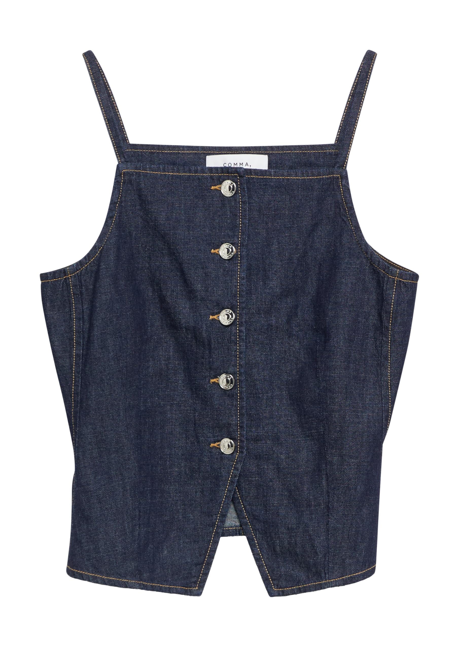 Comma Top aus leichtem Denim