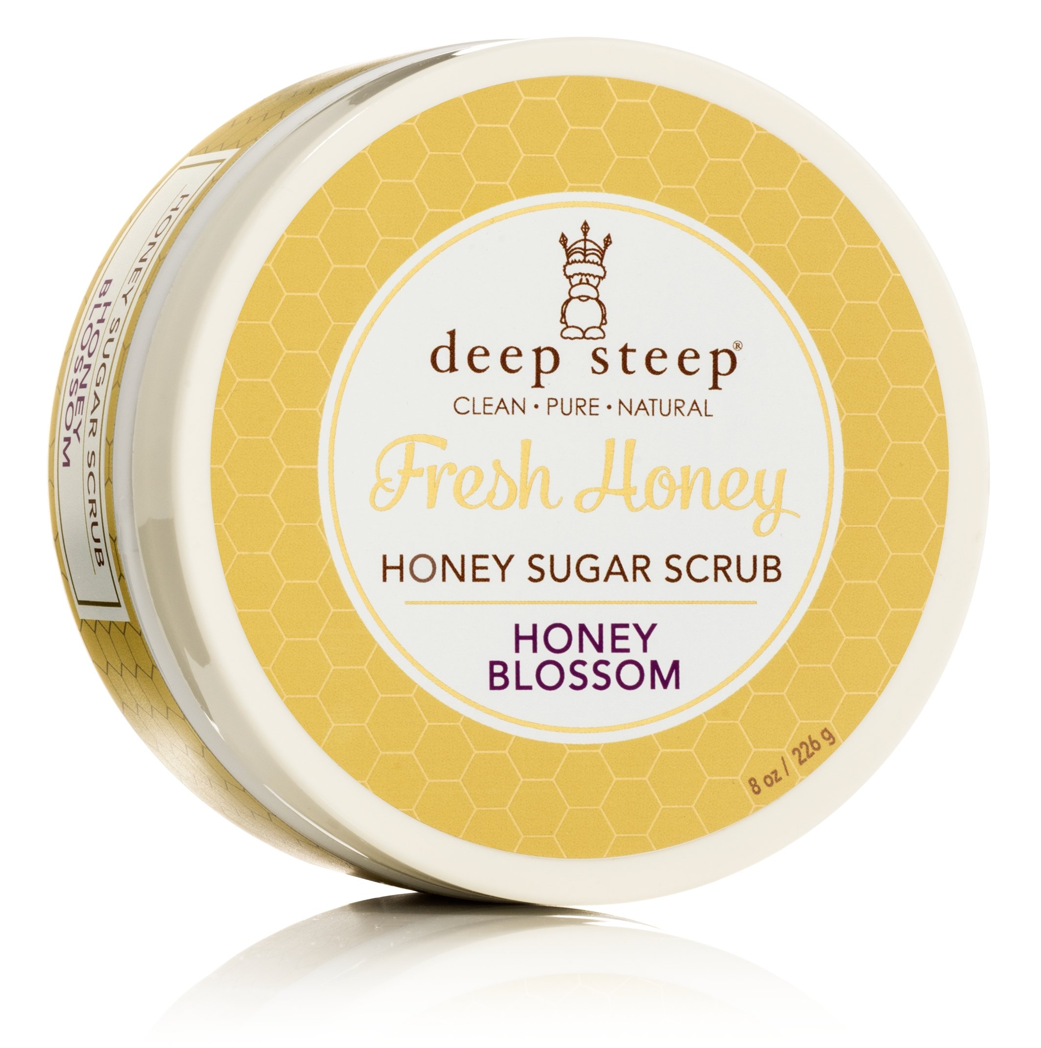 Deep Steep Fresh Sugar Scrub, Honey Blossom, 8 Fluid Ounce