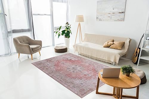 Miniatura 7 de RugOver Alfombra lavable a máquina, apta para mascotas y antideslizante, para cocina, baño, sala de estar, decoración del piso del hogar