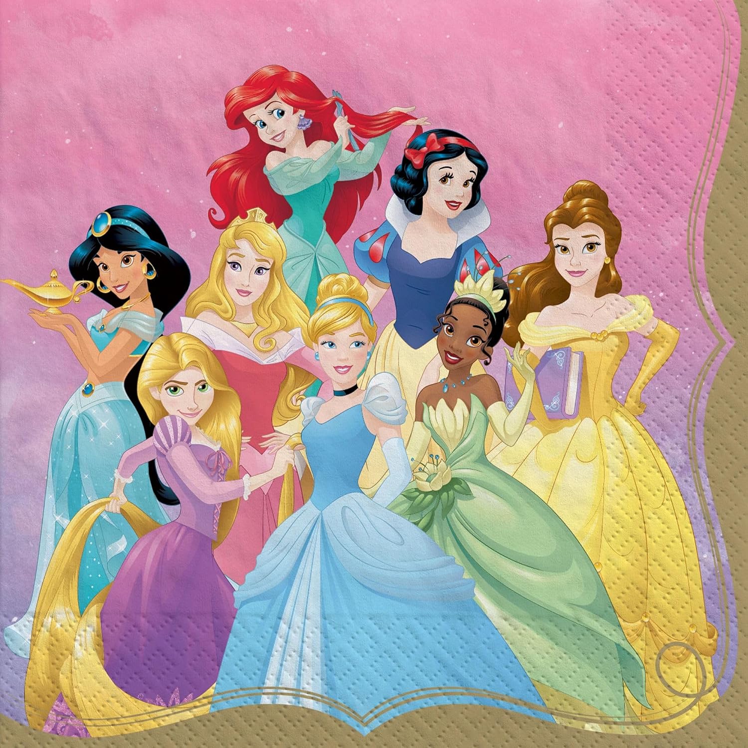 Disney Princess Birthday Party Supplies Bundle Pack includes Beverage Cake Napkins - 32 Count image 2
