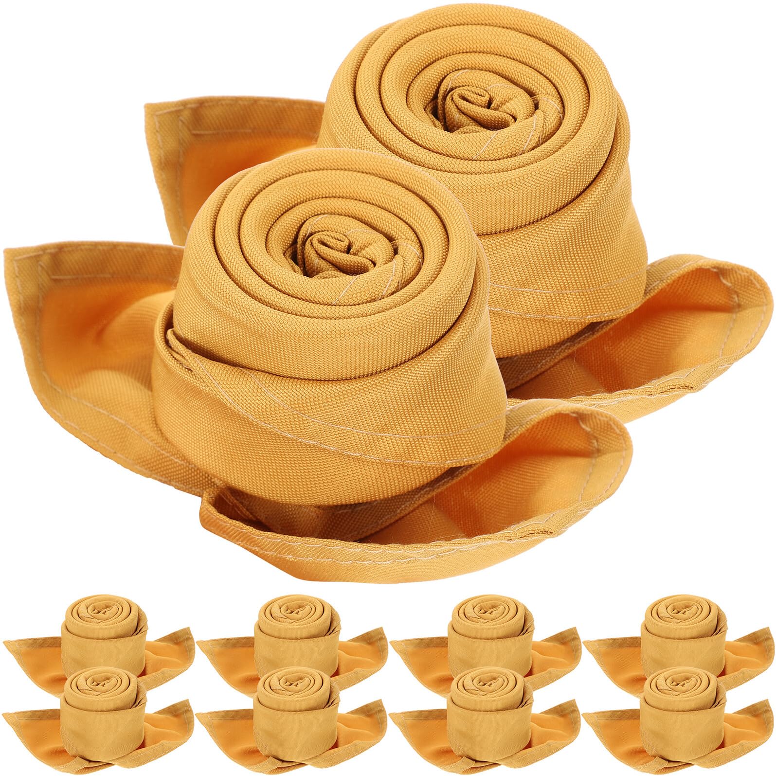 Serviettes de table tissu pliables lot de 10 pour décoration mariage fête